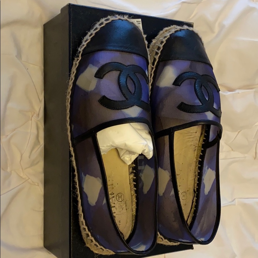 Chanel mesh espadrilles